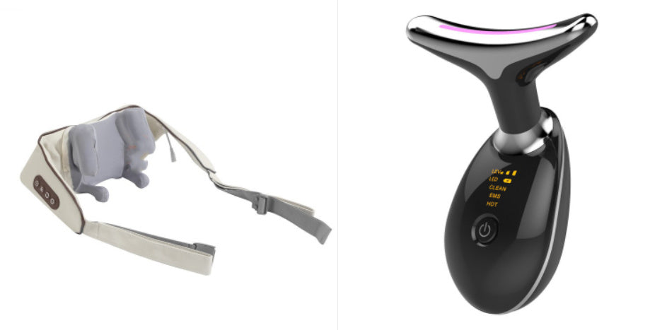 Cordless Neck & Shoulder Massager – 4D Kneading + Hot Compress Therapy