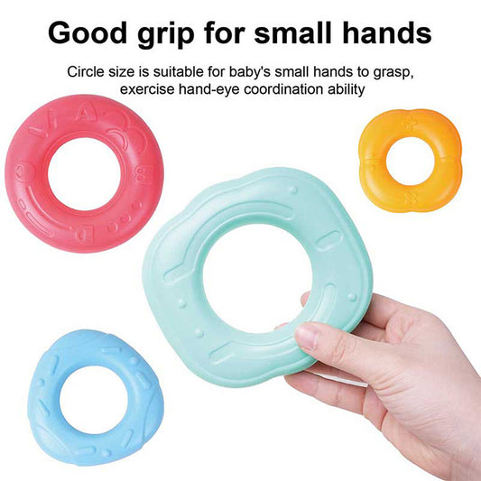 Children's Stacking Music, Rainbow Set Circles, Puzzle Early Education Understanding Color Set Tower Layer Toys