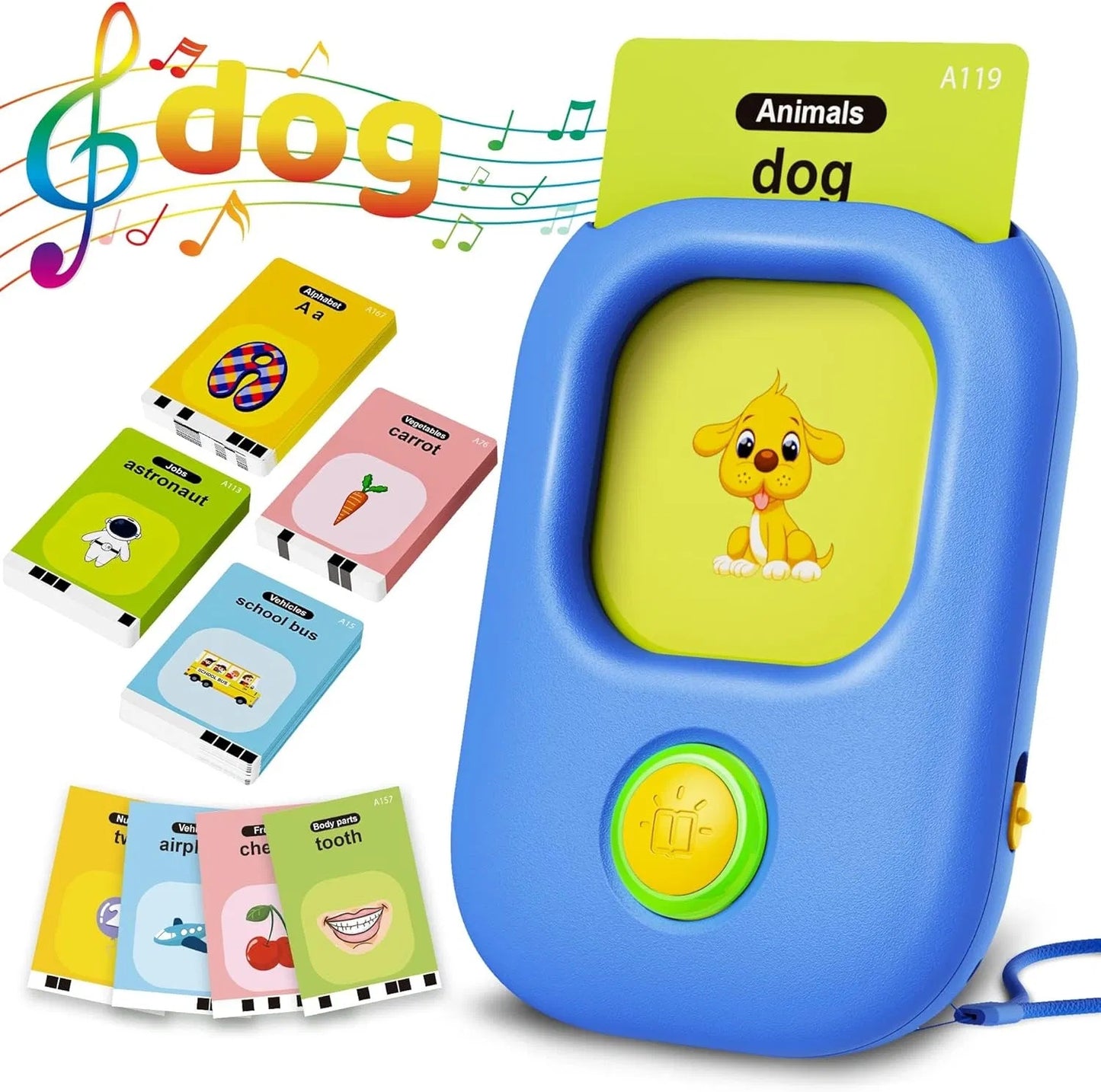 448 Talking Flash Cards for Toddlers | Montessori Educational Toy, Speech Therapy & Sensory Learning for Ages 1-5