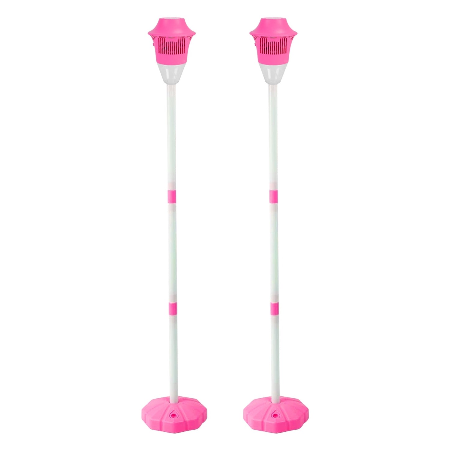 2-Pack 3-in-1 Bubble Machines | Standing Bubble Maker with Colorful Lights, Music & Adjustable Height for Parties, Weddings & Kids’ Fun