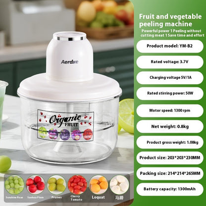 Electric Fruit Peeler Machine – Hands-Free Automatic Apple & Fruit & More Peeling Tool